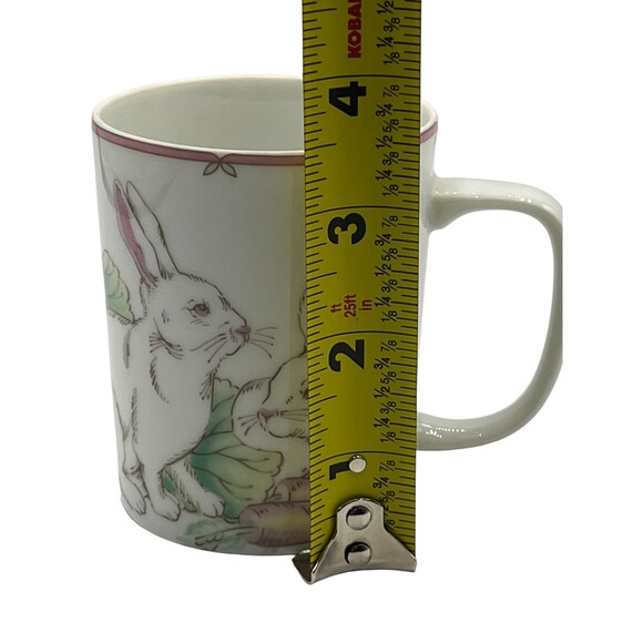 Vintage Fitz & Floyd Variations Bunny Rabbits Carrots Easter Coffee Tea Cup READ - Picture 13 of 13